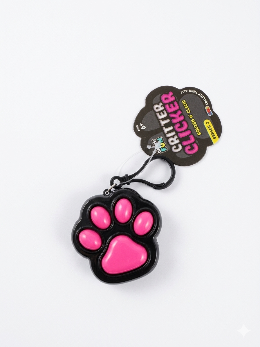Critter Clicker Fidget Keychain