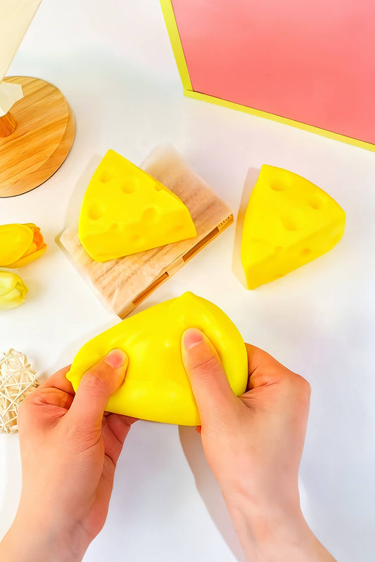 Sliced Cheese Wedge Squishy