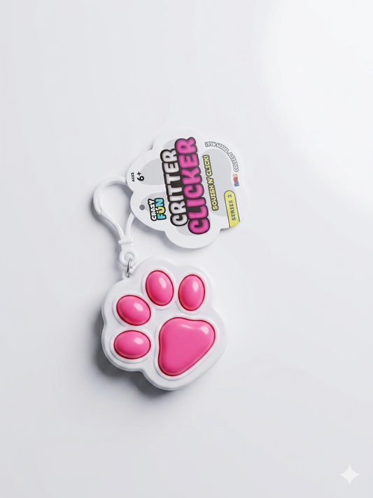 Critter Clicker Fidget Keychain