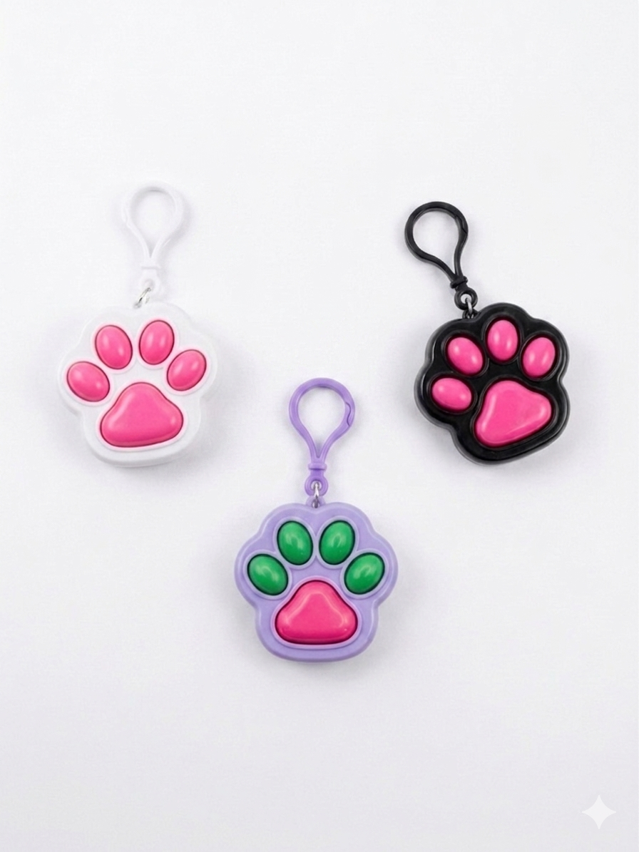 Critter Clicker Fidget Keychain