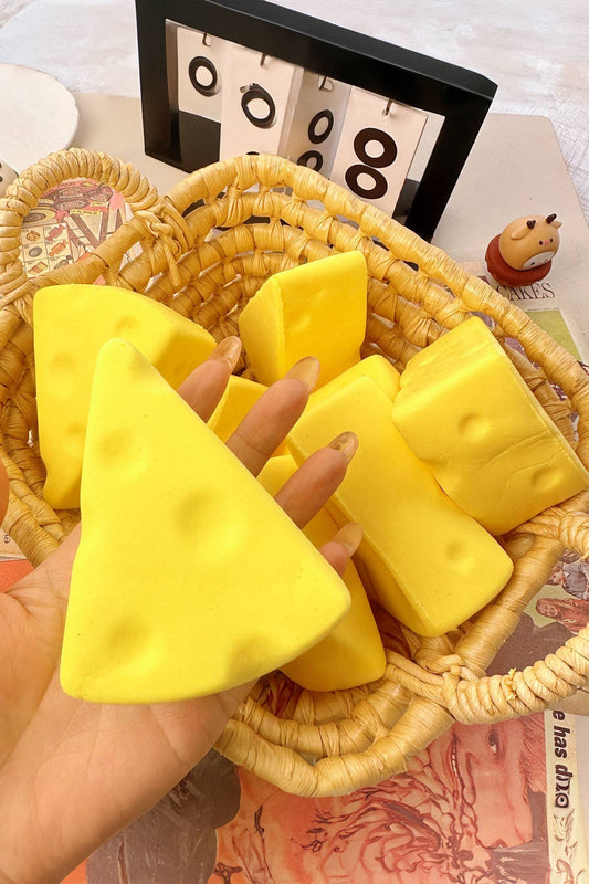 Sliced Cheese Wedge Squishy